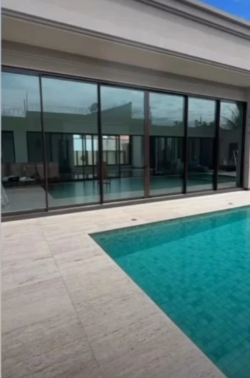 Guarda-corpo de vidro piscina